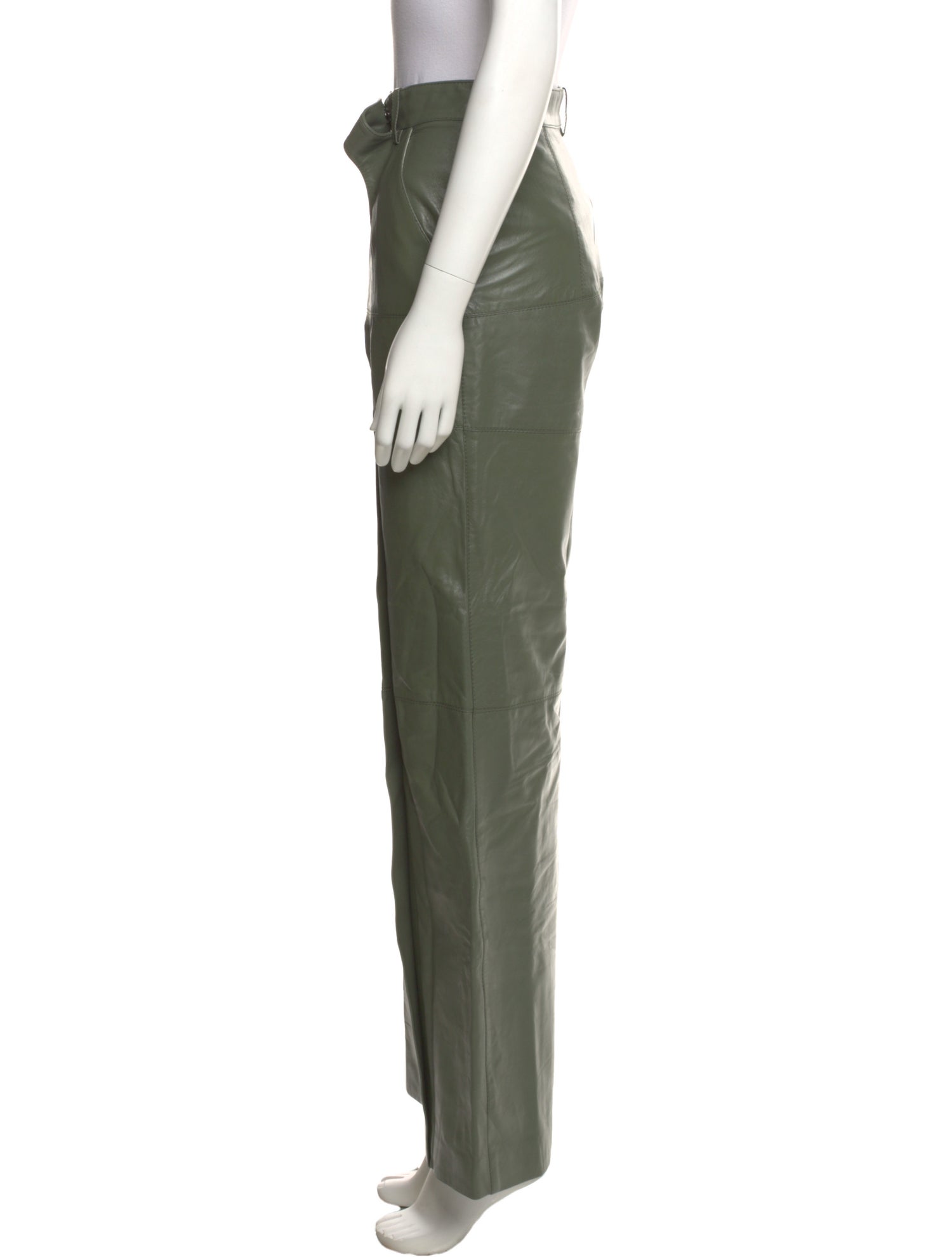 Situationist Leather Wide Leg Pants w/ Tags