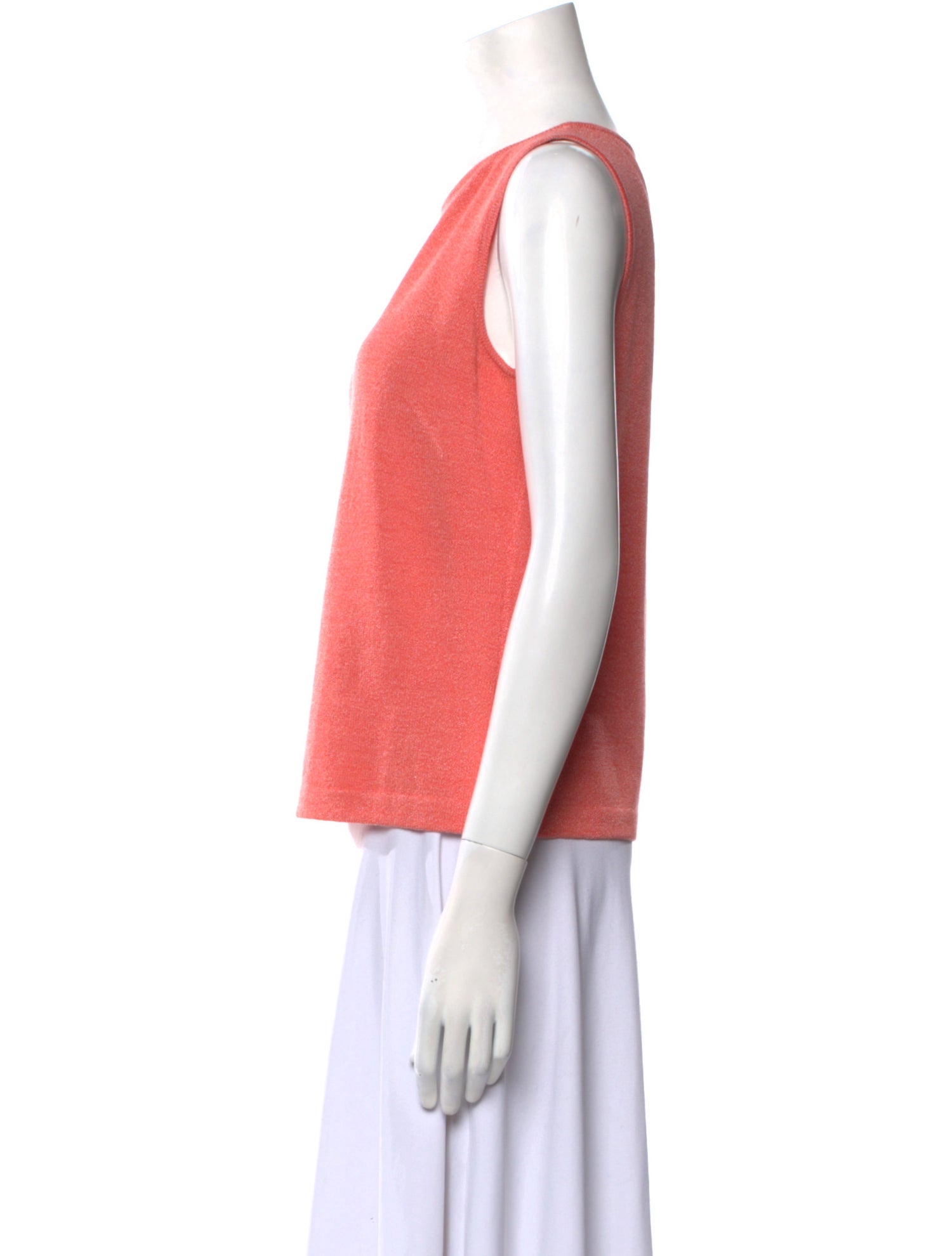 St. John Collection Scoop Neck Sleeveless Top