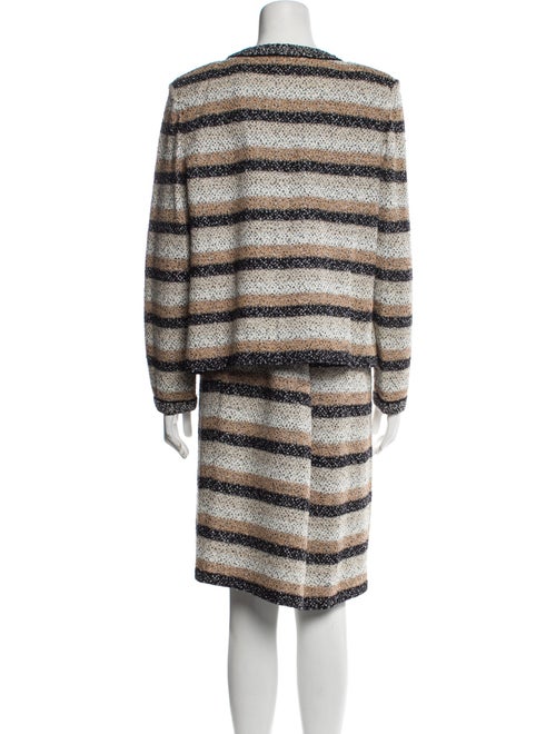 St. John Collection Striped Dress Set