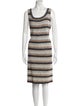 St. John Collection Striped Dress Set