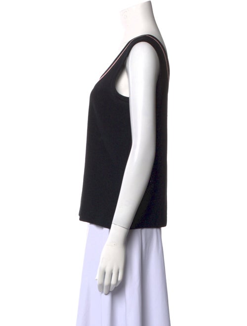 St. John Collection Scoop Neck Sleeveless Top