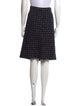 St. John Collection Tweed Pattern Knee-Length Skirt