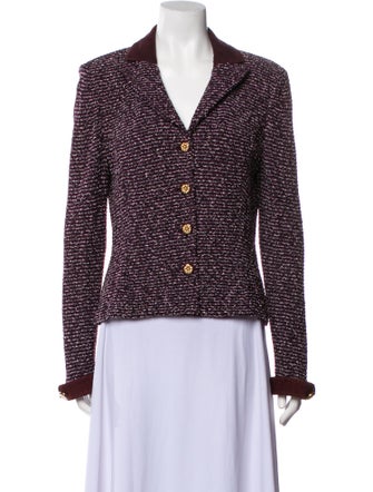 St. John Collection Tweed Pattern Blazer