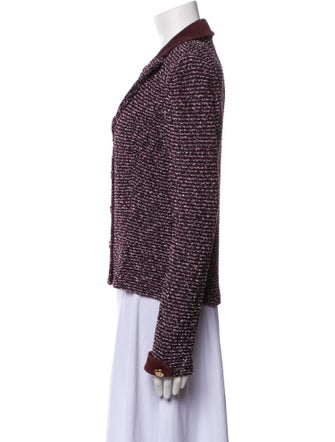 St. John Collection Tweed Pattern Blazer