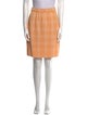 St. John Collection Plaid Print Knee-Length Skirt