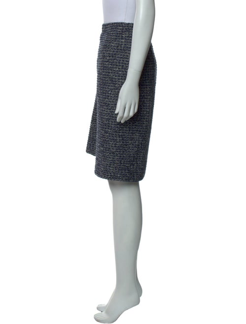 St. John Collection Tweed Pattern Knee-Length Skirt