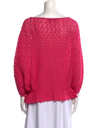 St. John Collection Bateau Neckline Sweater