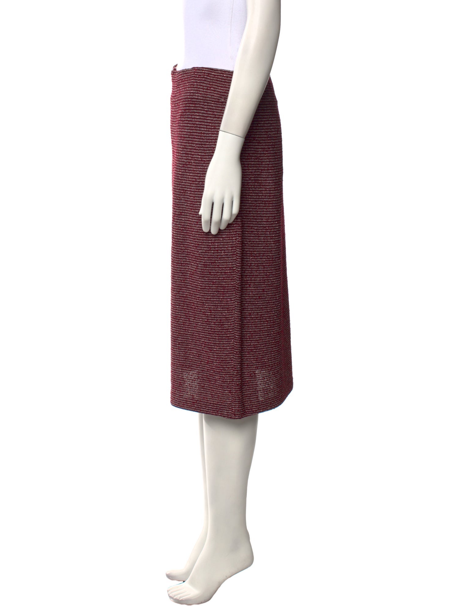 St. John Collection Printed Knee-Length Skirt