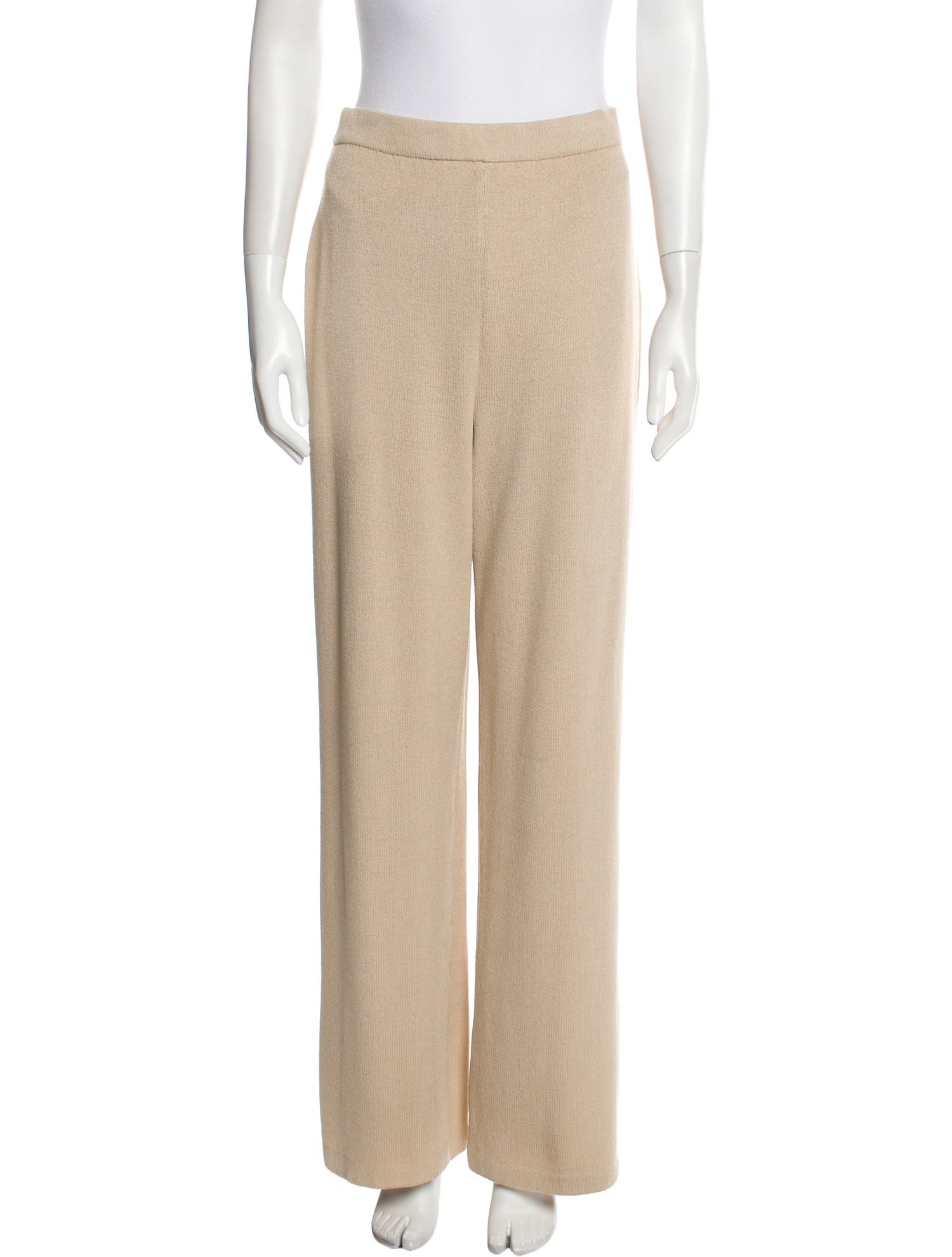 St. John Collection Wool Wide Leg Pants