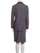 St. John Collection Wool Tweed Pattern Skirt Suit