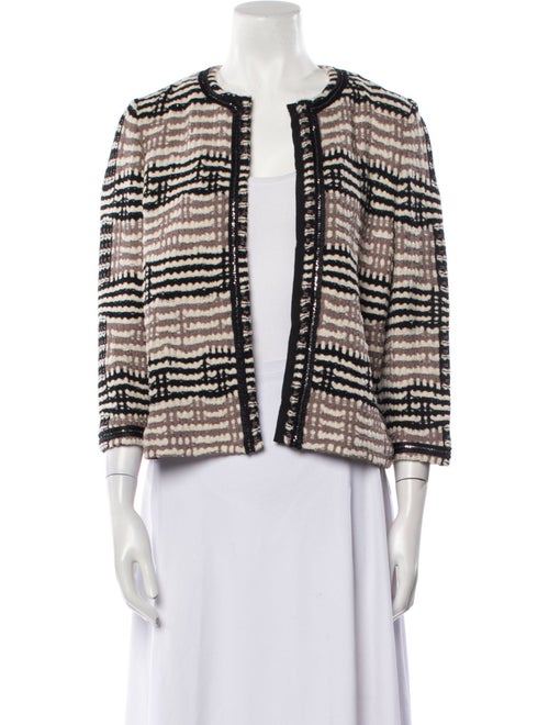 St. John Collection Tweed Pattern Evening Jacket