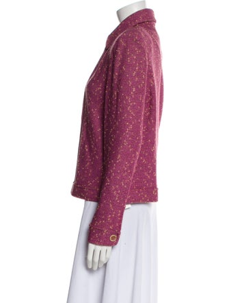 St. John Collection Tweed Pattern Blazer