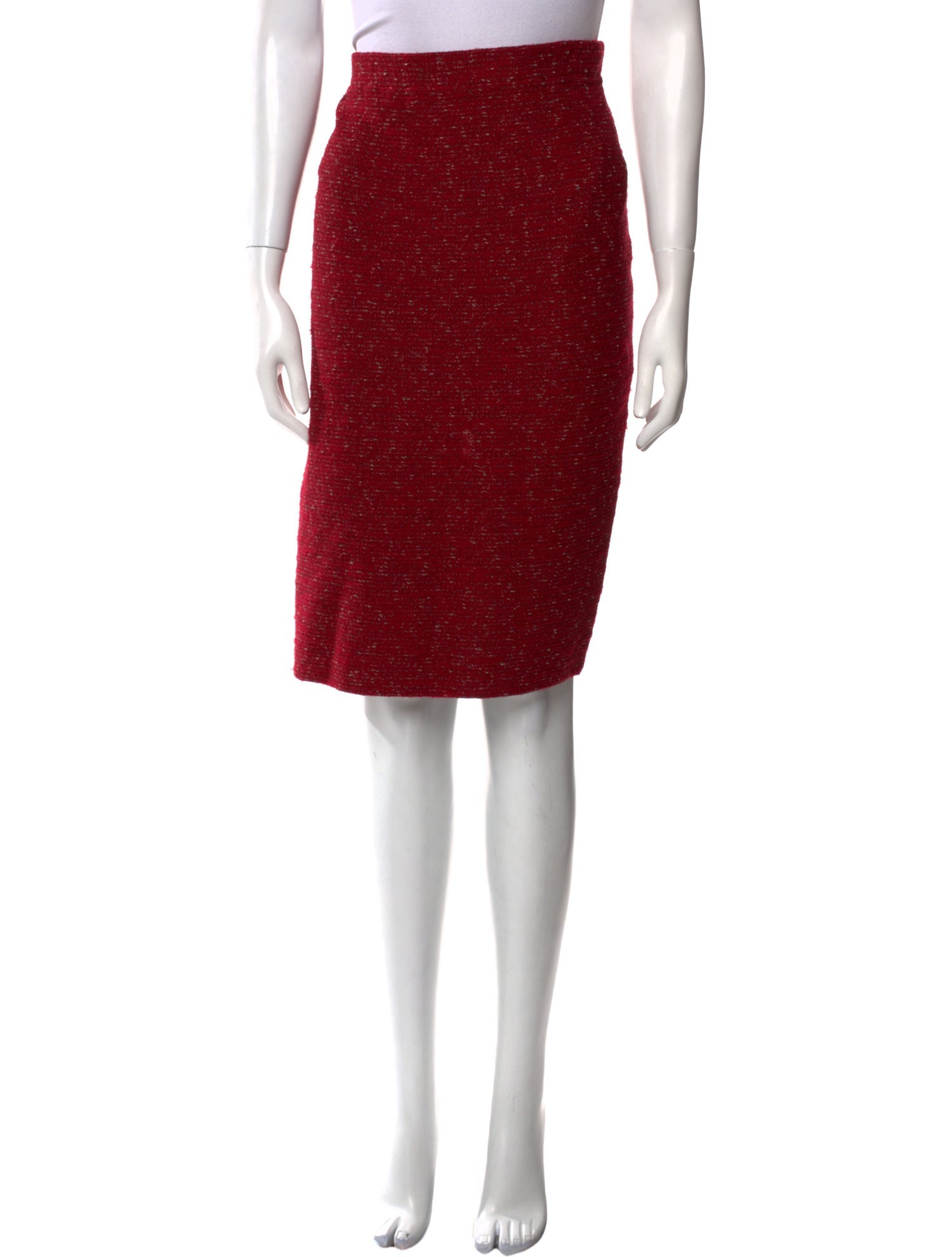 St. John Collection Wool Mini Skirt