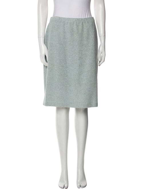 St. John Collection Tweed Pattern Knee-Length Skirt