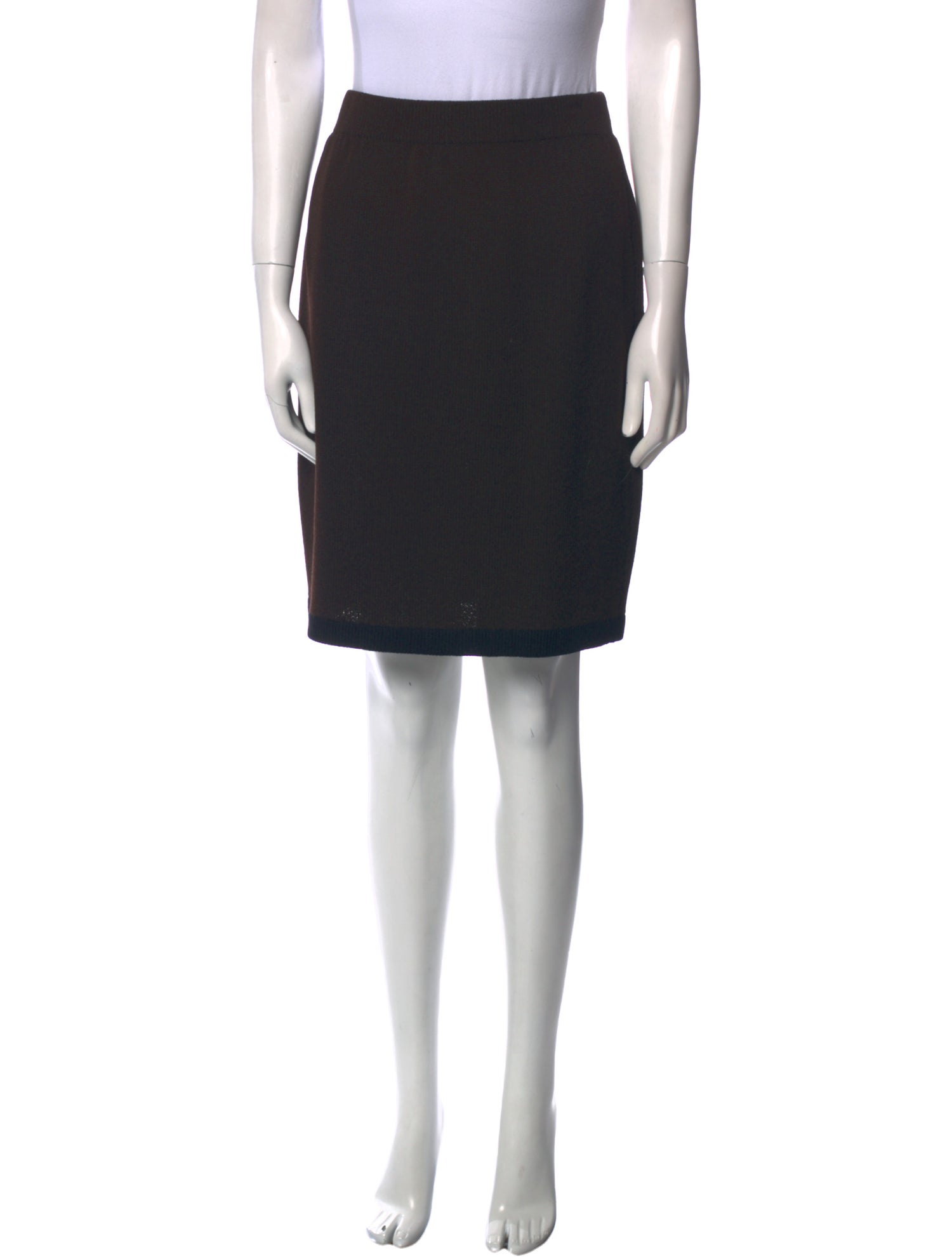 St. John Collection Wool Mini Skirt