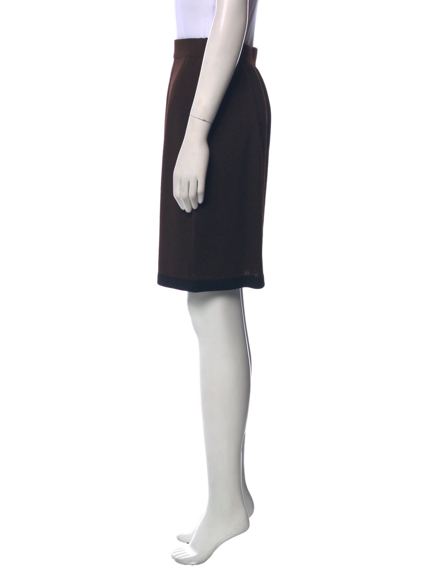St. John Collection Wool Mini Skirt