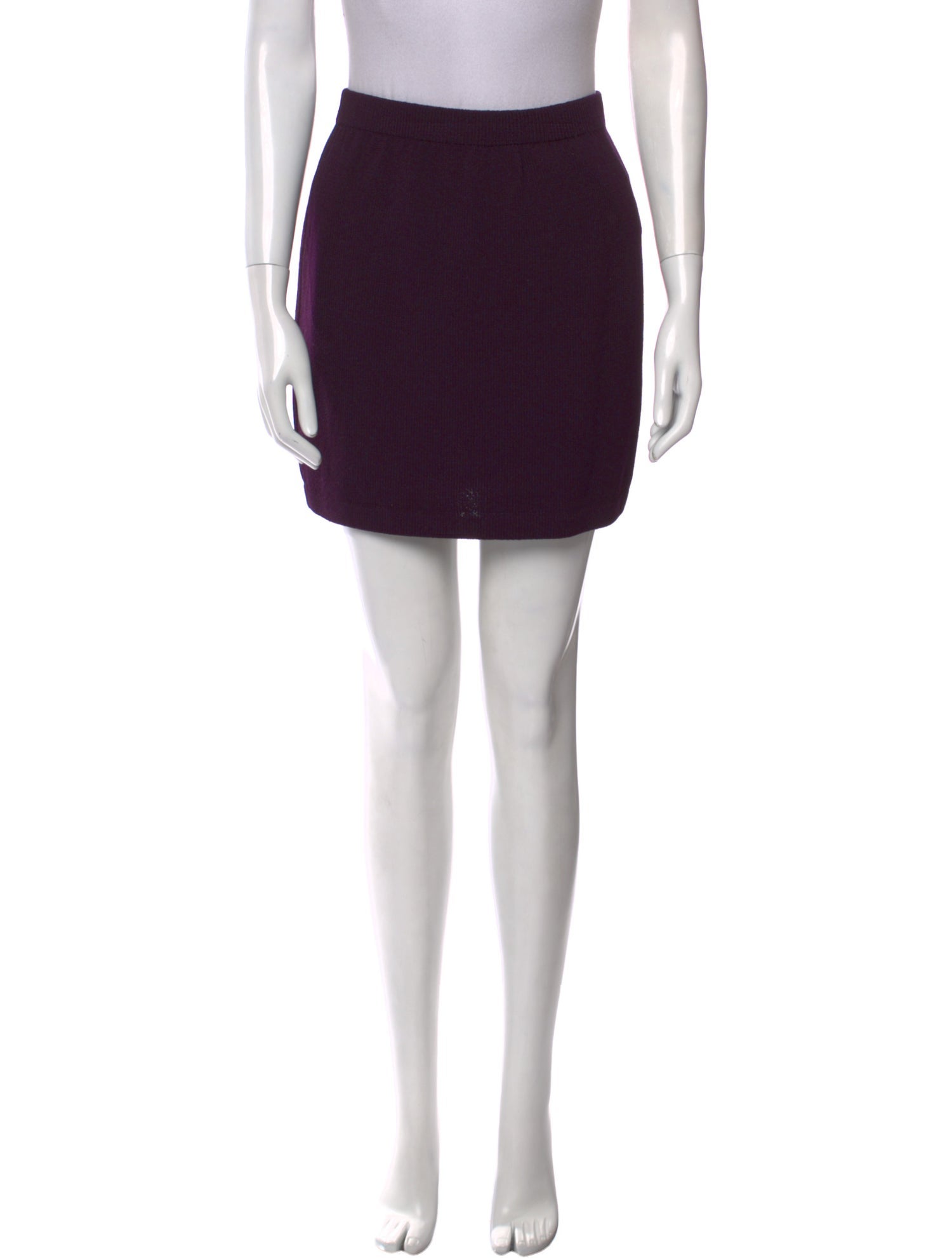St. John Collection Wool Mini Skirt