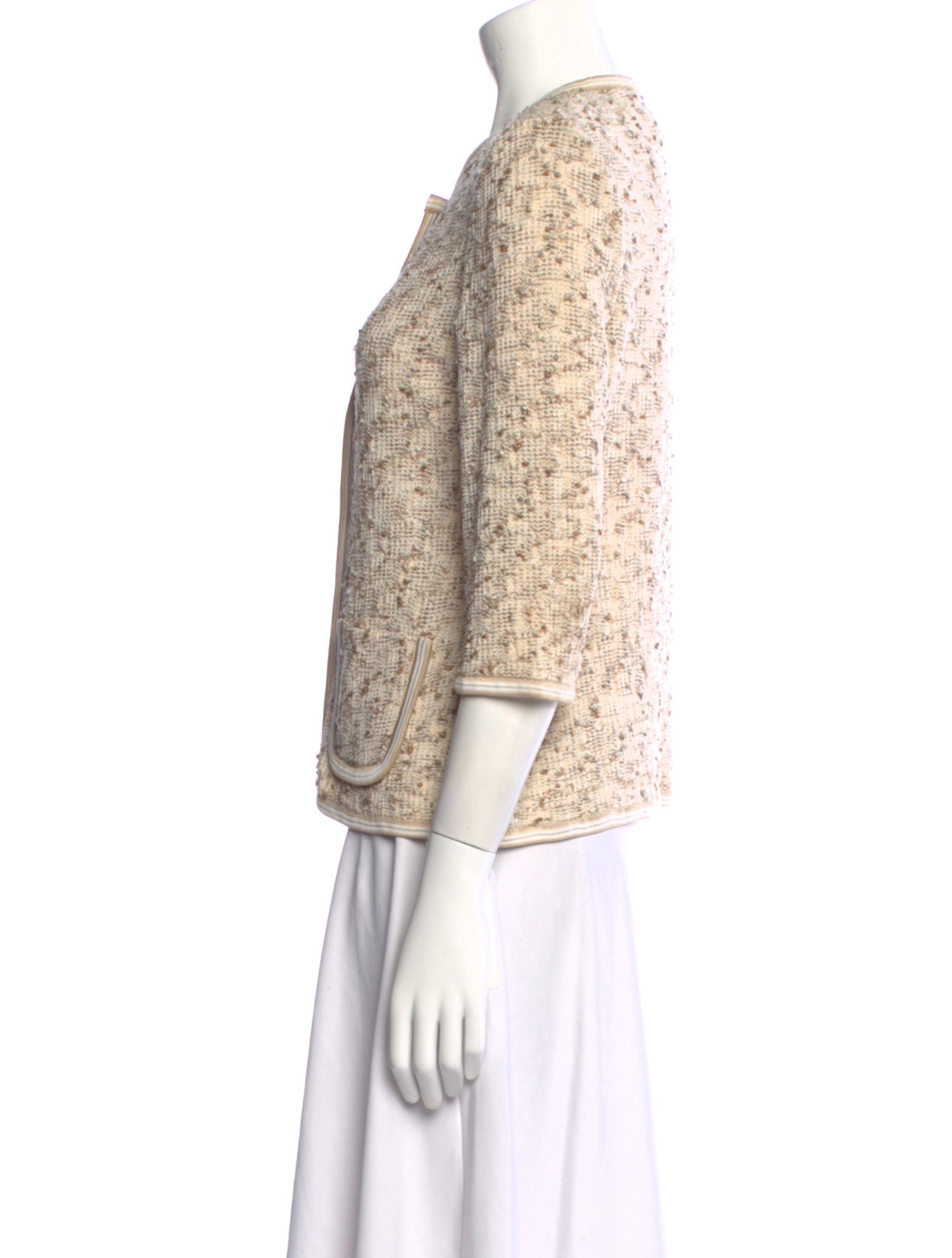 St. John Collection Wool Crew Neck Sweater