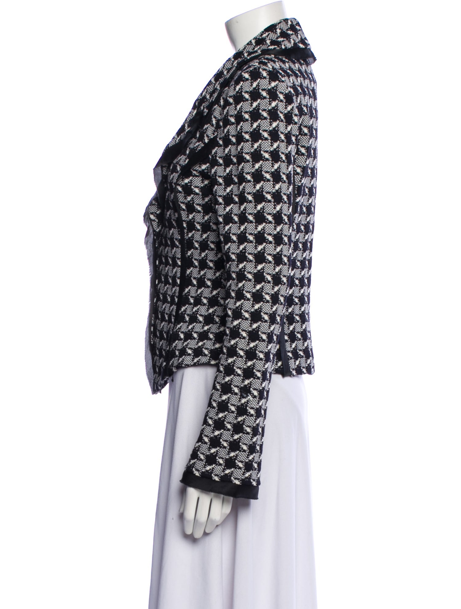 St. John Collection Wool Printed Blazer