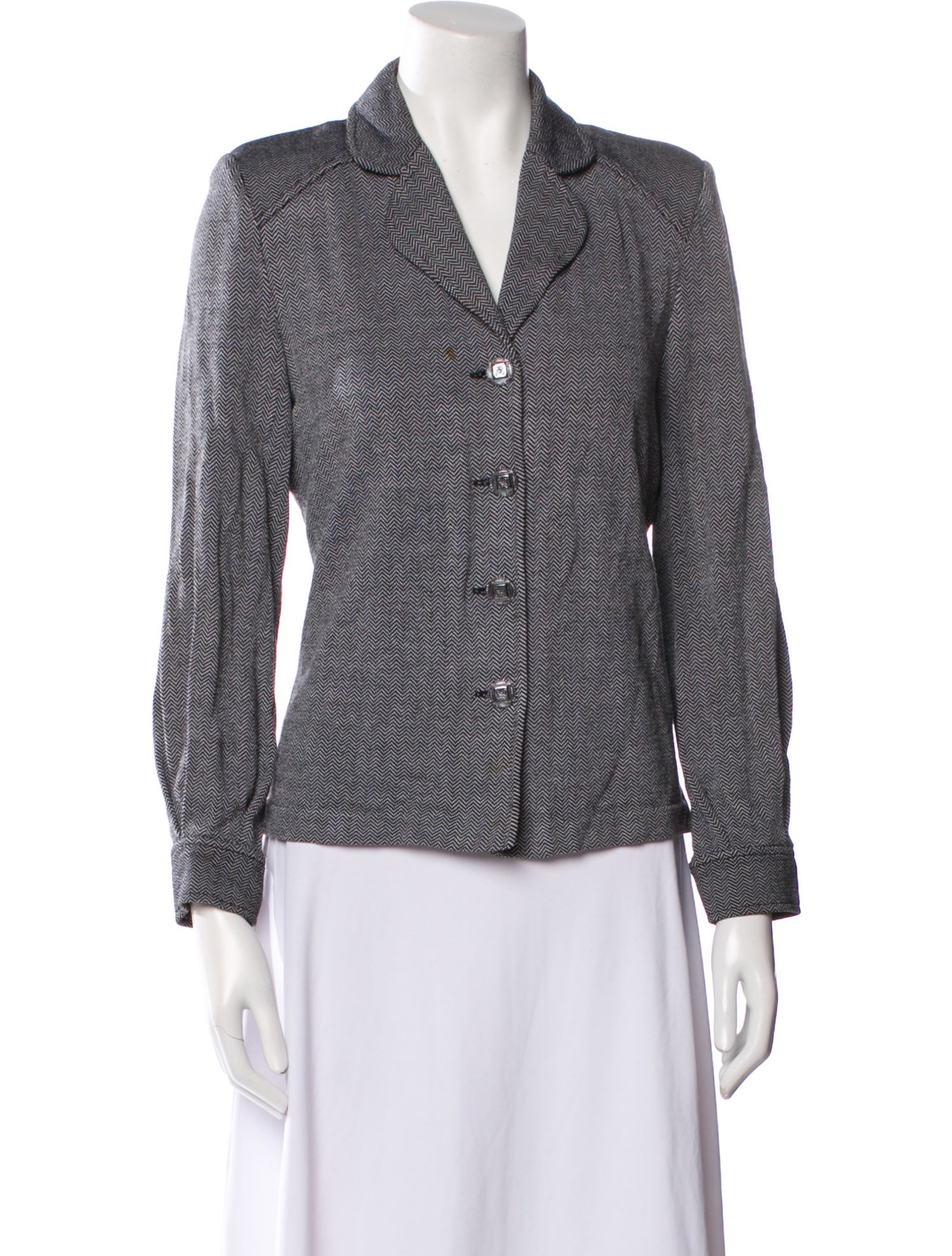 St. John Collection Striped Blazer