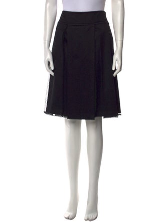 St. John Collection Wool Knee-Length Skirt