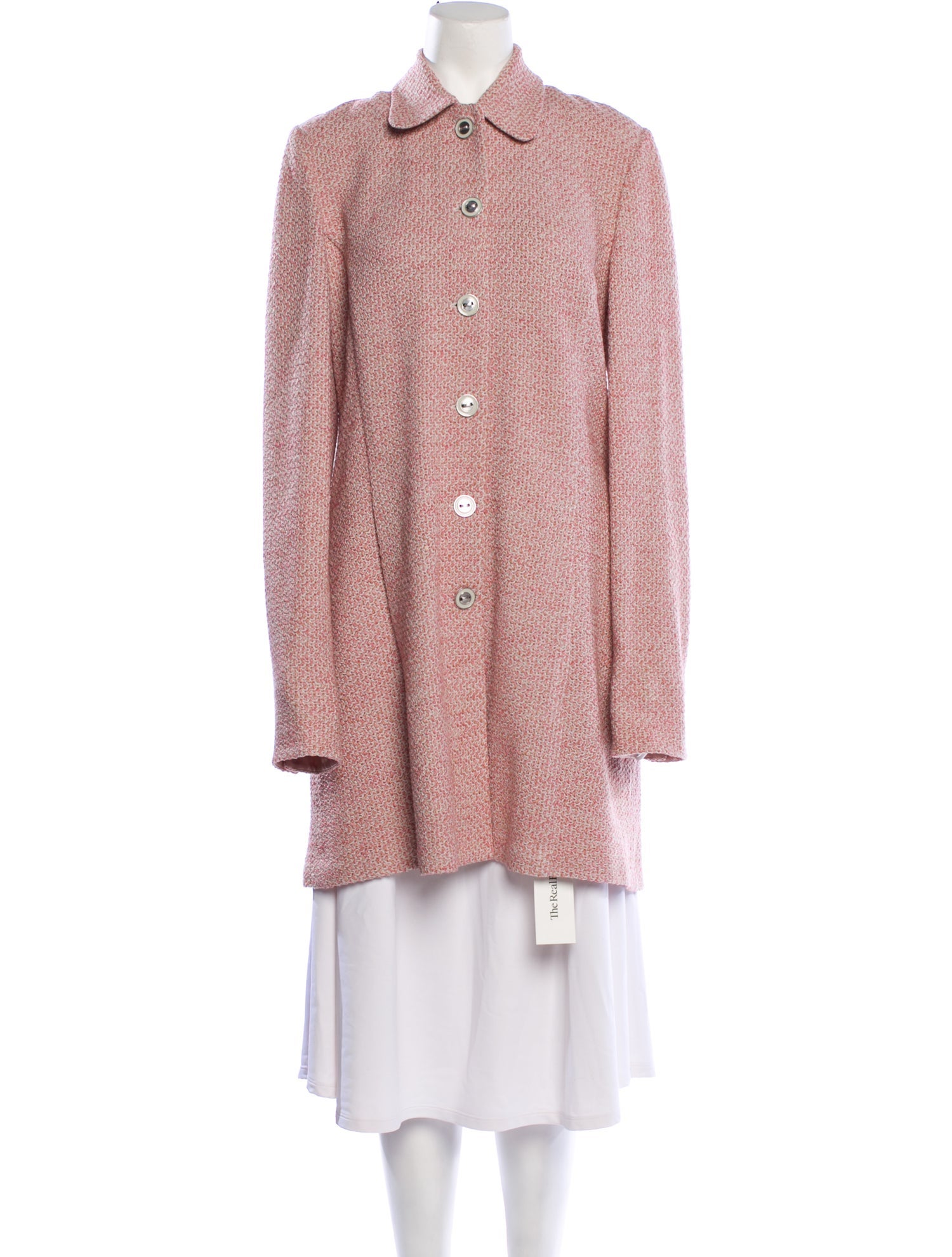 St. John Collection Tweed Pattern Coat