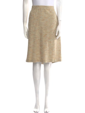 St. John Collection Printed Knee-Length Skirt