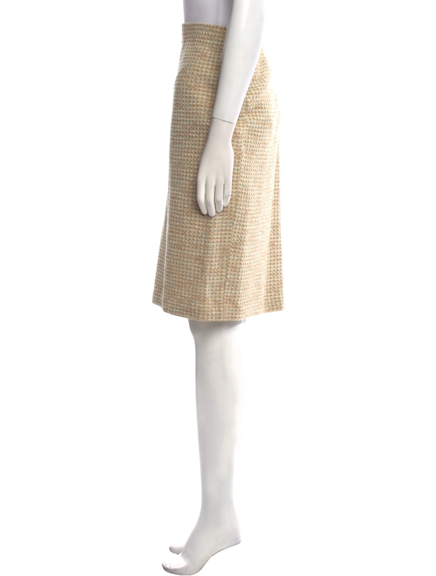 St. John Collection Printed Knee-Length Skirt