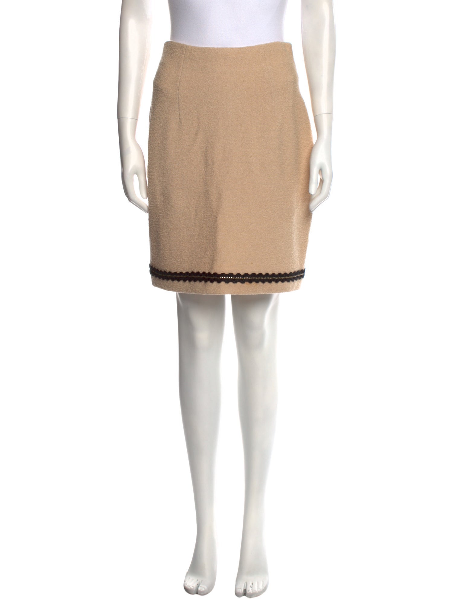 St. John Collection Wool Knee-Length Skirt