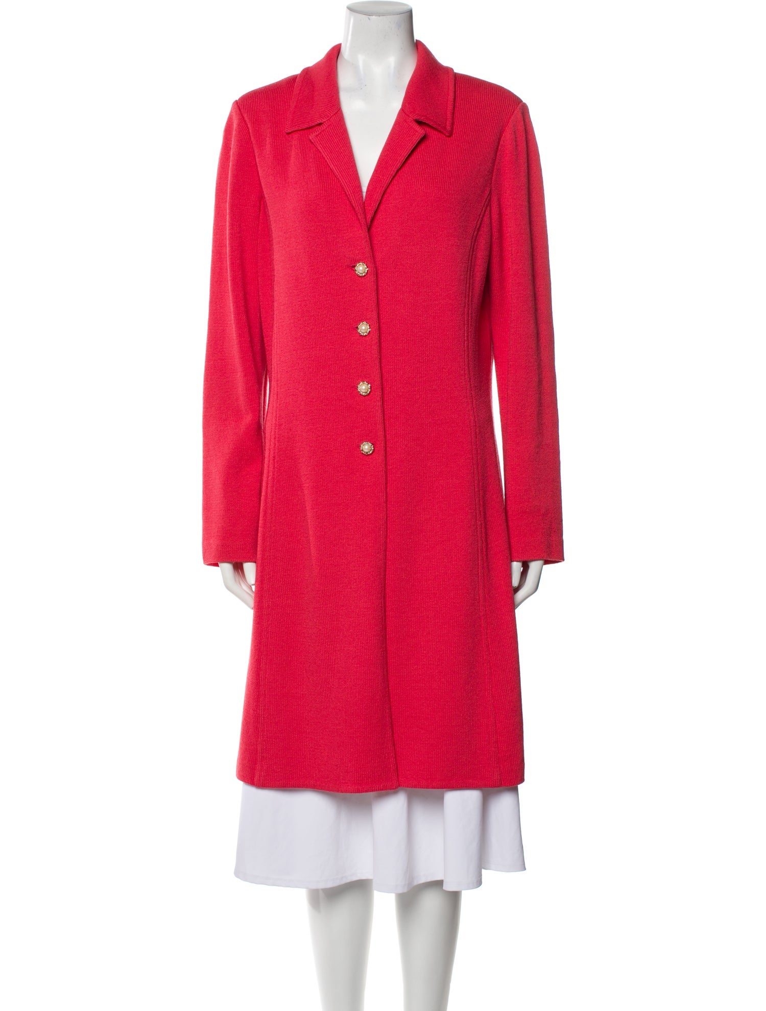 ジャケット VALENTINO RED WOOL CASUAL JACKET Valentino Italian Red Zip Up Viscose Jacket Women's Size