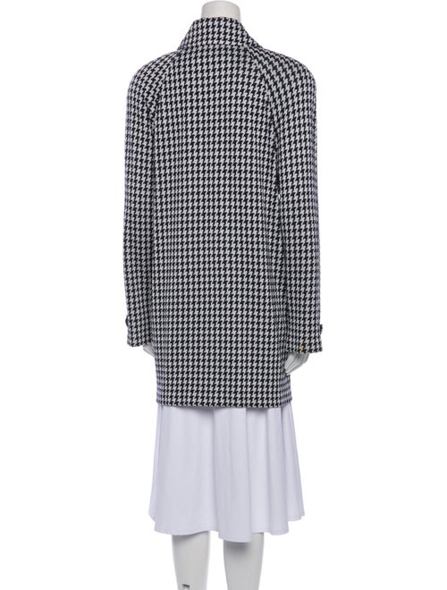 St. John Collection Houndstooth Print Peacoat
