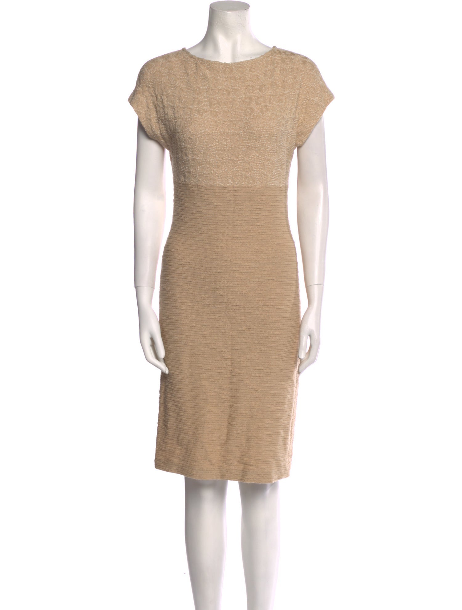 St. John Collection Wool Knee-Length Dress