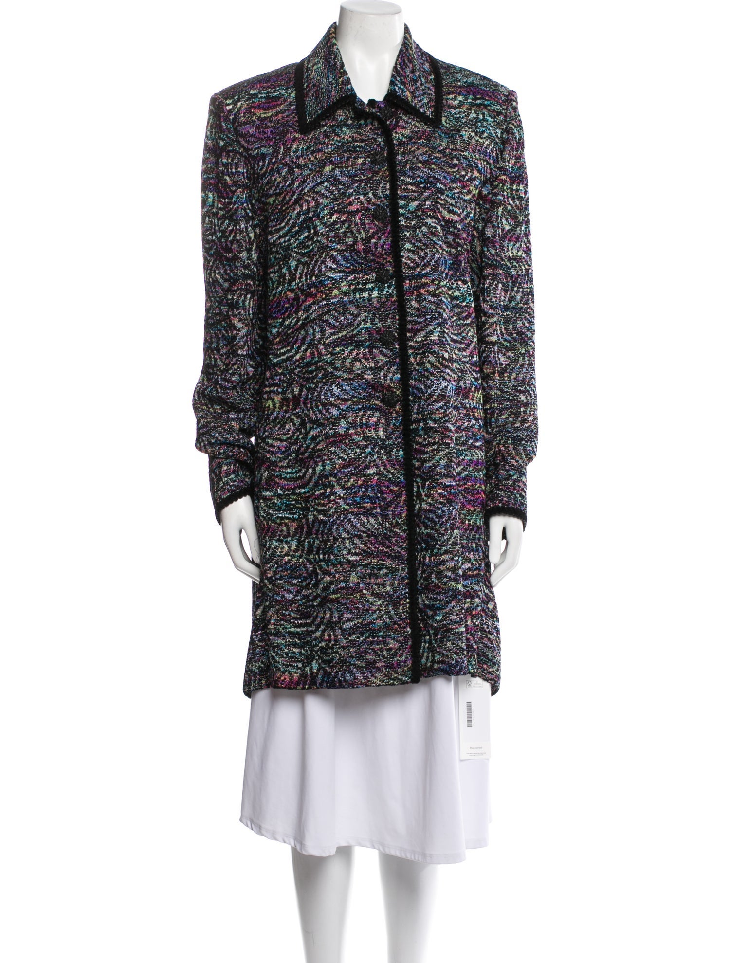 St. John Collection Vintage Printed Coat