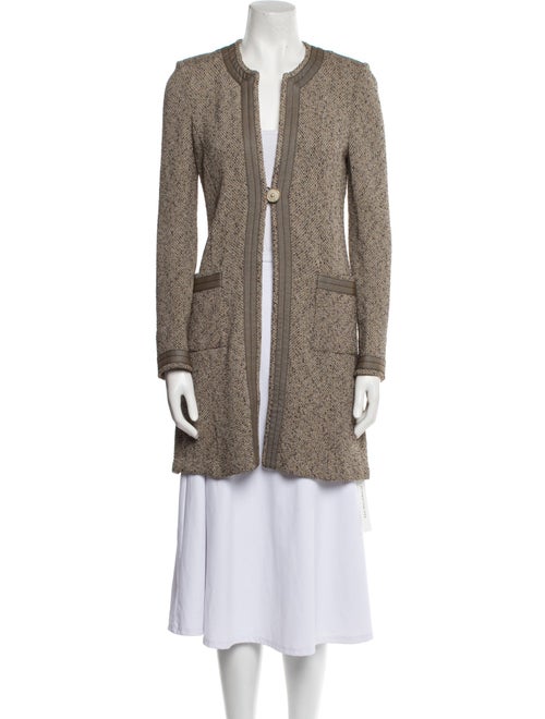 St. John Collection Tweed Pattern Coat