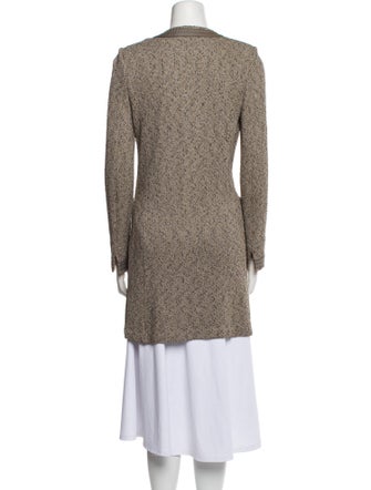 St. John Collection Tweed Pattern Coat