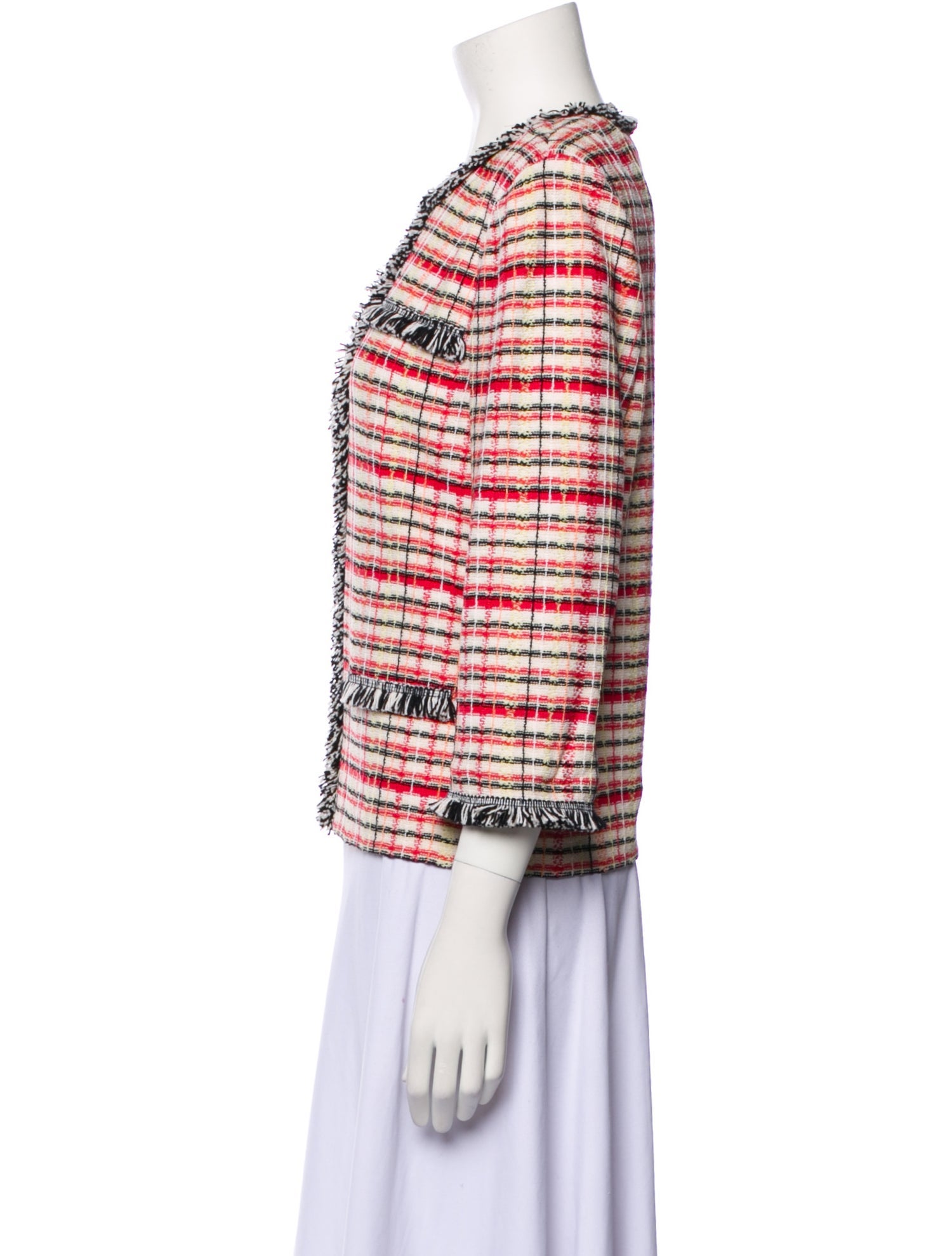 St. John Collection Wool Tweed Pattern Jacket
