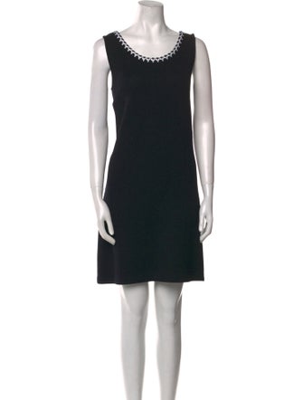 St. John Collection Wool Mini Dress