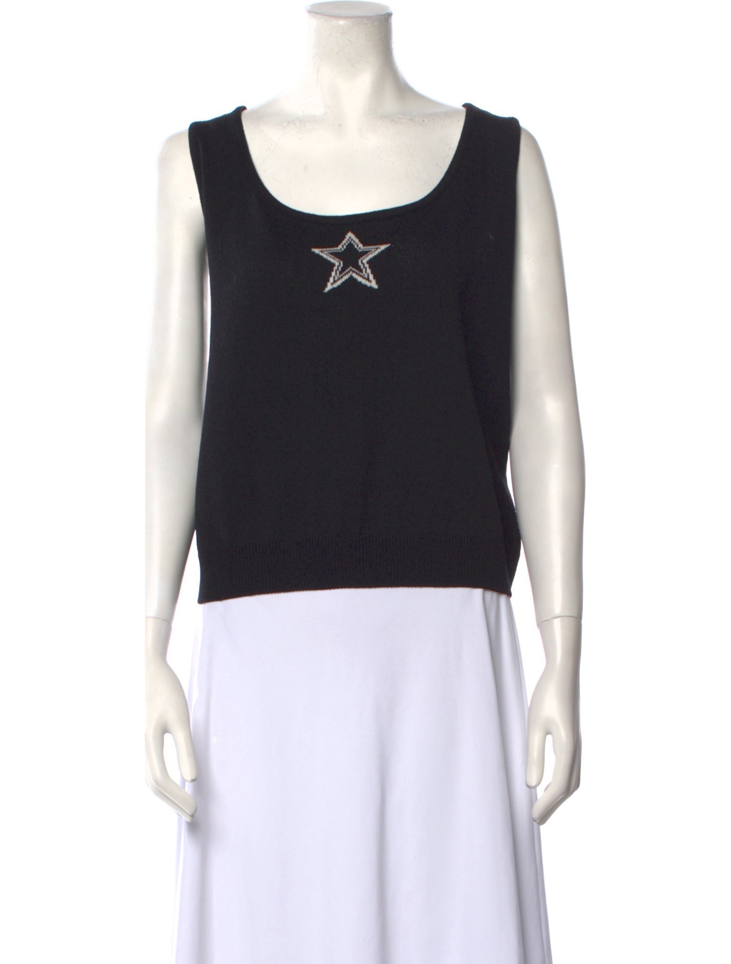 St. John Collection Baby Cashmere Graphic Print Sweater