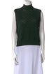 St. John Collection Turtleneck Sleeveless Top