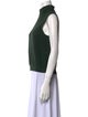 St. John Collection Turtleneck Sleeveless Top