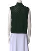 St. John Collection Turtleneck Sleeveless Top