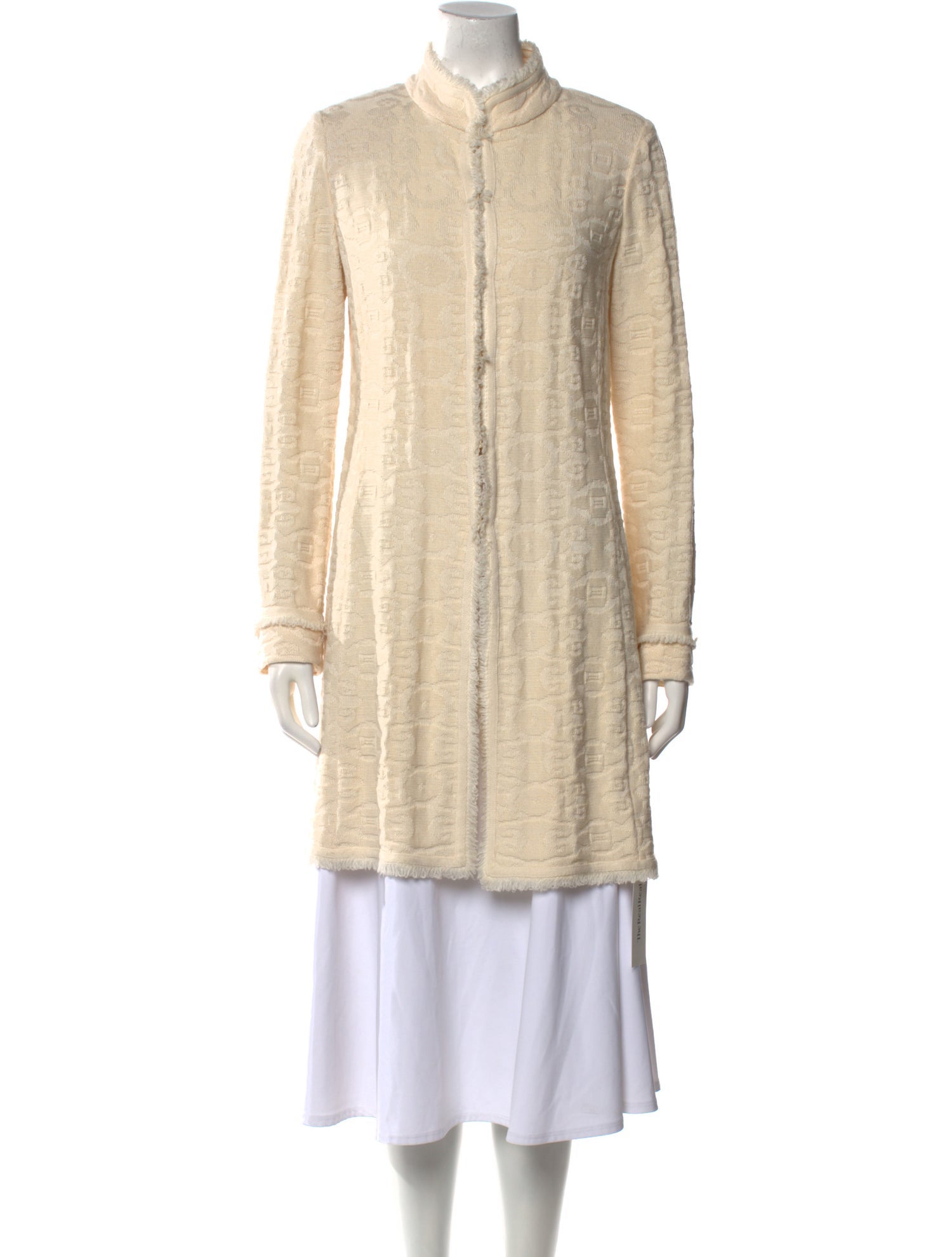 St. John Collection Wool Mock Neck Sweater