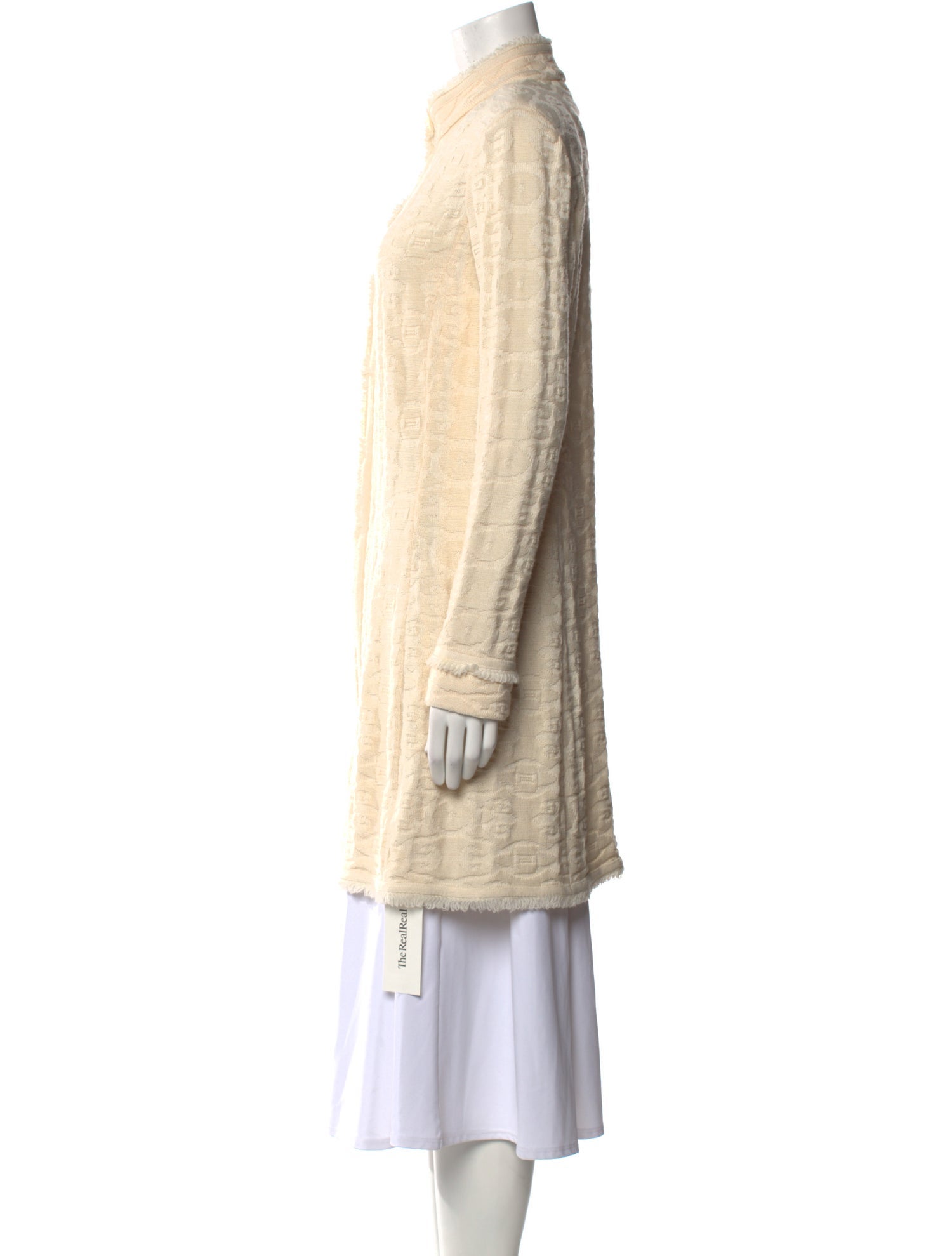 St. John Collection Wool Mock Neck Sweater