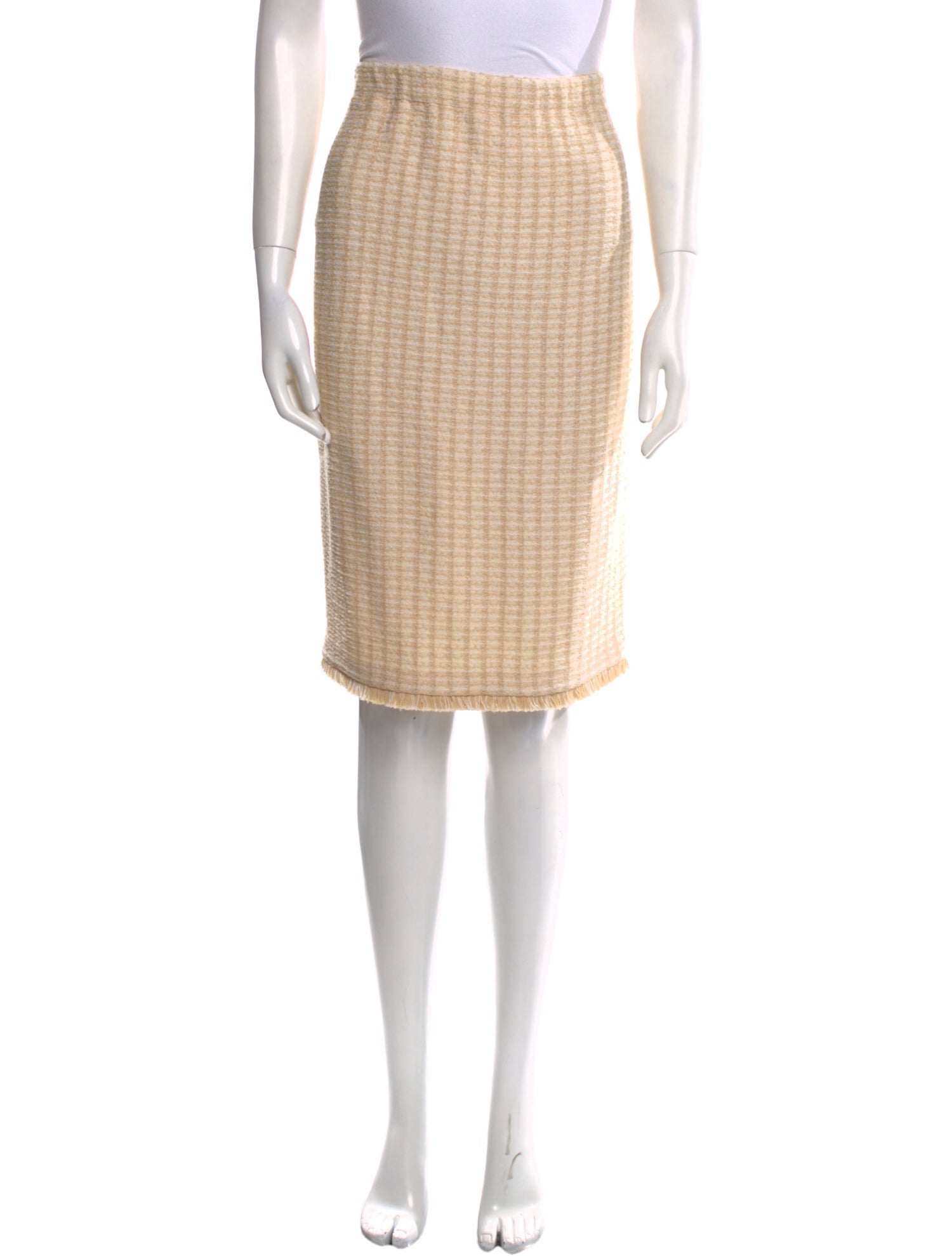 St. John Collection Wool Knee-Length Skirt