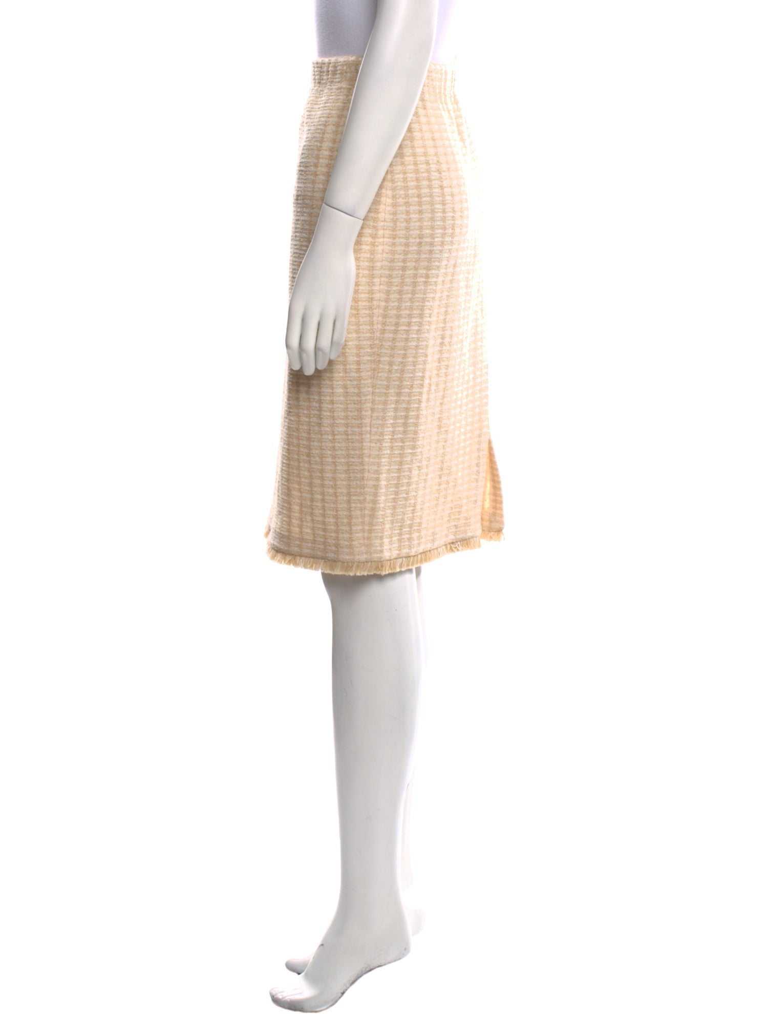 St. John Collection Wool Knee-Length Skirt