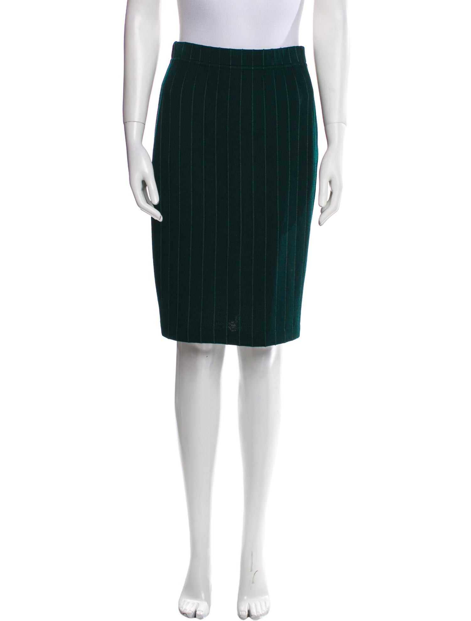 St. John Collection Wool Knee-Length Skirt