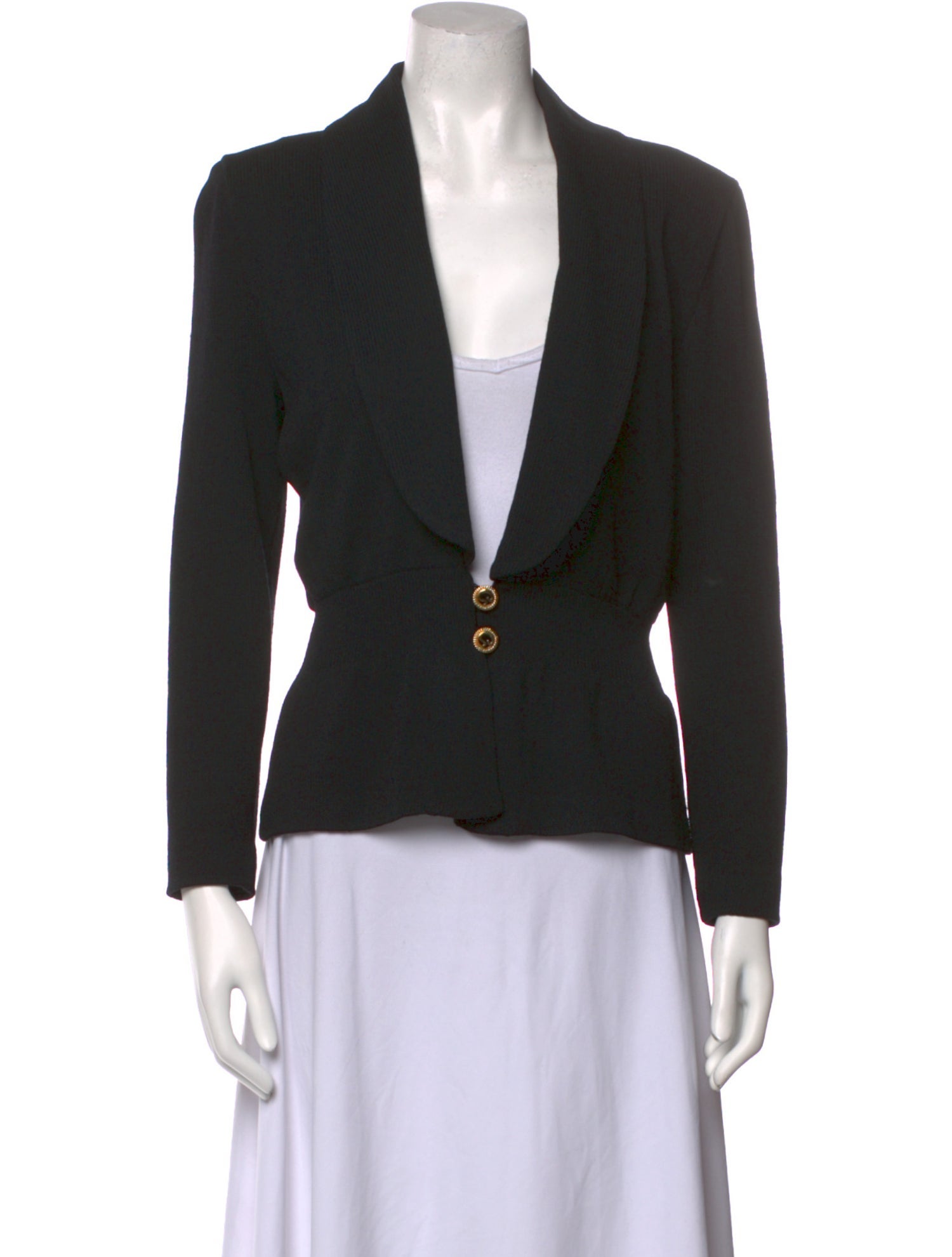 St. John Collection Plunge Neckline Sweater