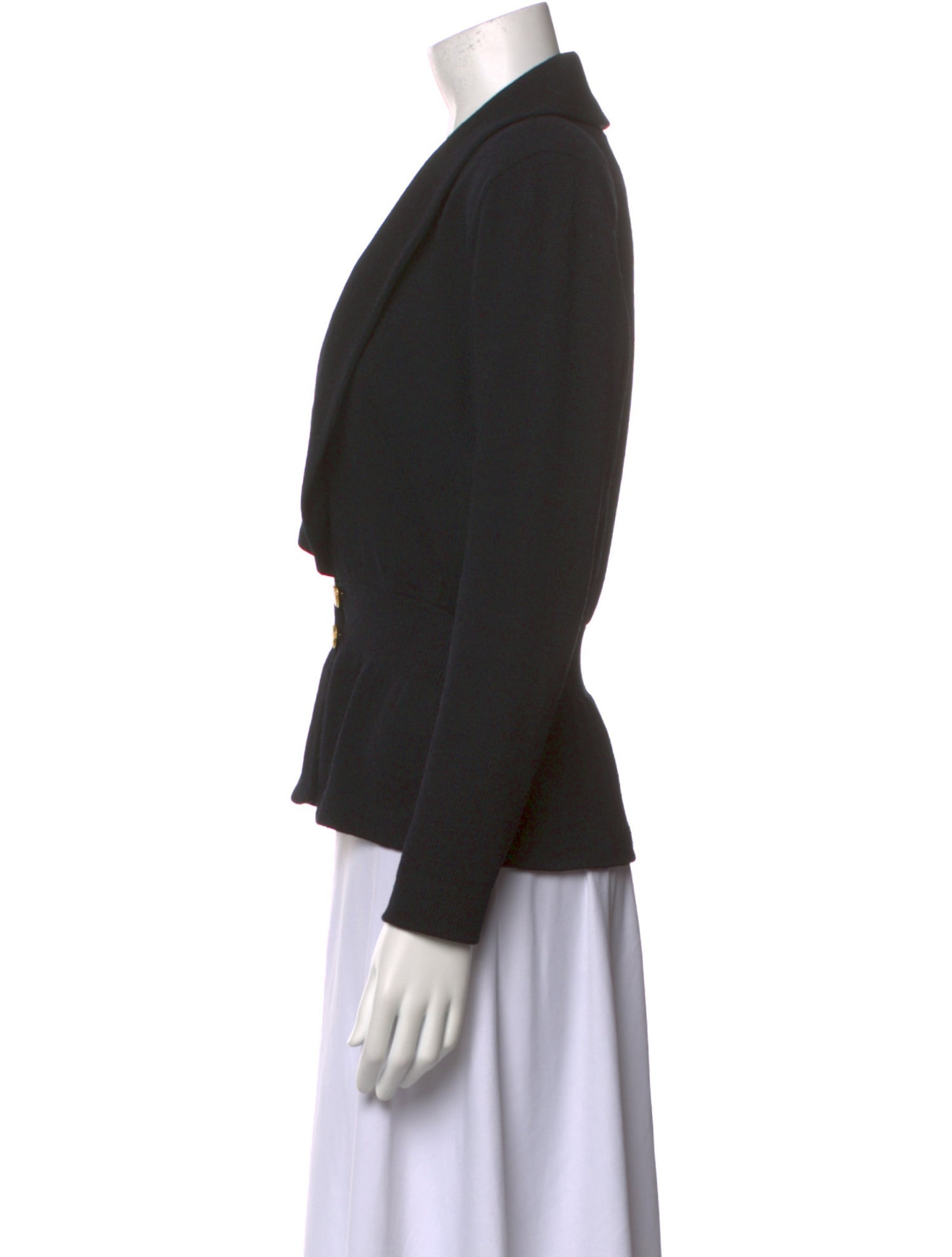 St. John Collection Plunge Neckline Sweater