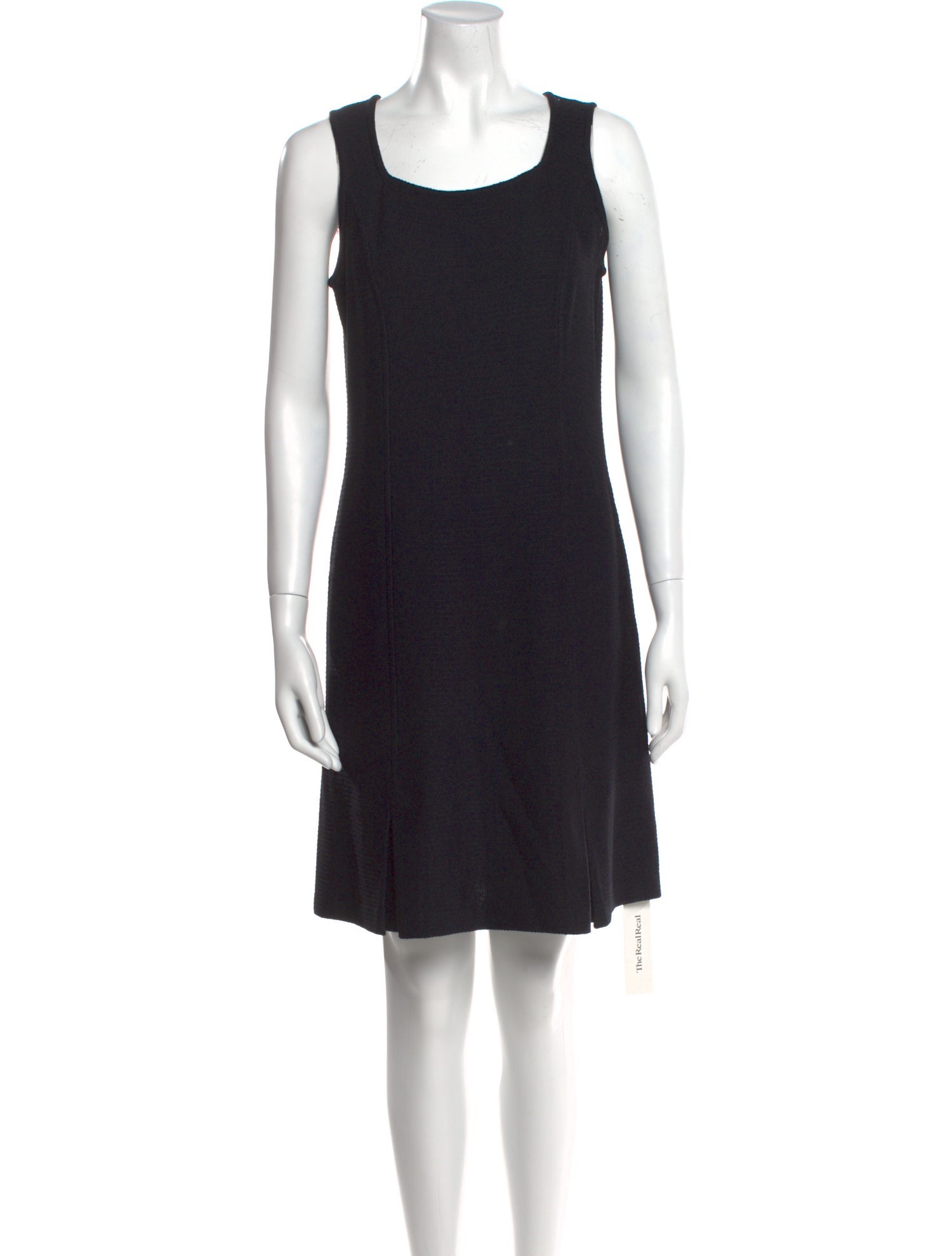 St. John Collection Scoop Neck Mini Dress