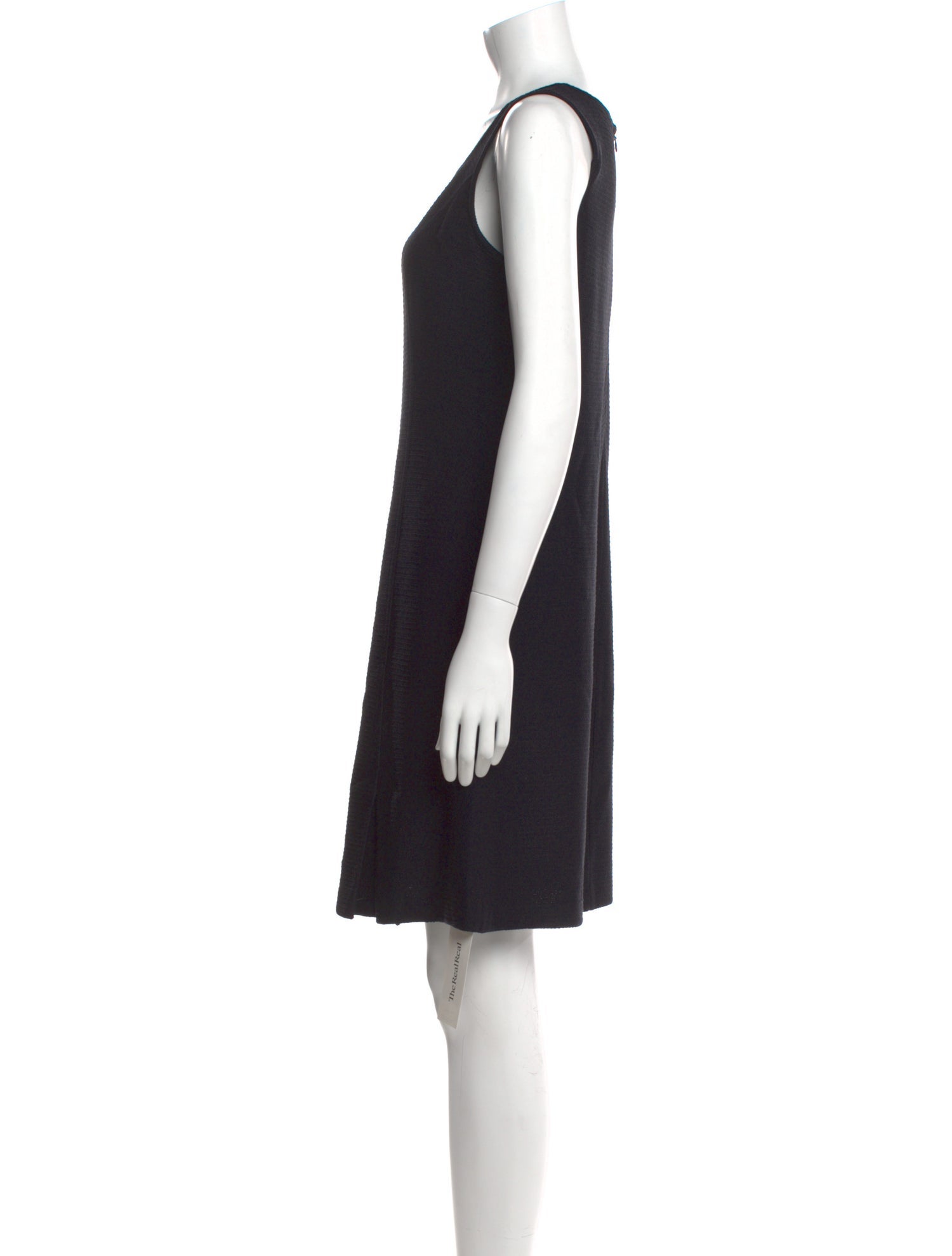St. John Collection Scoop Neck Mini Dress